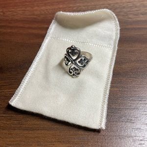 James Avery Adorned Hearts Ring